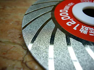100mm 4" THK Diamond coated FLAT grinding grind sculpting wheel disc Grit 120 - Picture 1 of 3