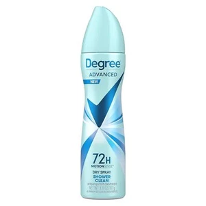 Degree Women Antiperspirant Deodorant Dry Spray Shower Clean 3.8 Oz X 3 Packs - Picture 1 of 1
