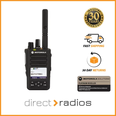 Motorola DP3661e VHF Digital Two Way Radio Walkie Talkie Handheld - Image 1 of 4