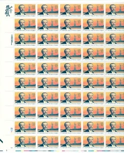 US 2147 Bartholdi, Statue of Liberty. Complete Sheet/50 with full margins, MNH - Picture 1 of 1