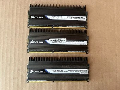 CORSAIR DOMINATOR TR3X6G1600C8D 6GB (3X2GB) 1600MHZ DDR3 TRIPLE CHANNEL J8-4(3) - Image 1 of 4