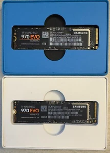 Samsung 970 EVO 1TB M.2 NVMe Internal SSD (MZ-V7E1T0BW) & 970 EVO 500GB NVME SSD - Photo 1/2