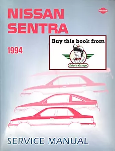 1994 Datsun/Nissan Sentra Shop Service Repair Maintenance Manual - Bild 1 von 2