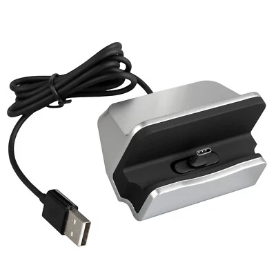 USB Type C Charger Dock Android Mobile Smart Phone PC Data Sync Desktop Stand - Image 1 of 4