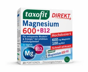 taxofit Magnesium 600+B12 DirektGra 20St - Bild 1 von 4