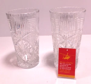 A Pair of Cut Glass Vases AC16 - Picture 1 of 11