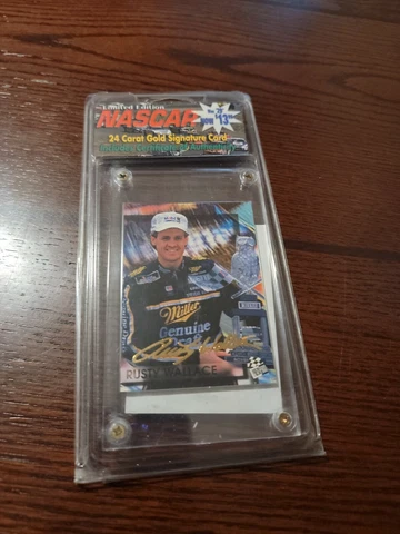 Limited Edition Nascar 24k Gold Press Pass Card Rusty Wallace Cover