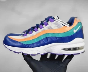 Nike Air Max 95 Multicolor Size 7Y Running Shoes Rare Og Retro Womens Size 8.5 - Picture 1 of 13