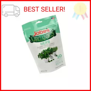 Jobe’s Organics Herb Garden Fertilizer Spikes, Easy Plant Care Organic Fertilize - Picture 1 of 2