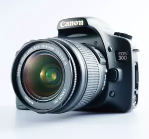 EX+5 Canon EOS 30D Digital SLR w/ EF-S 18-80mm F/3.5-5.6 IS, 256MB CF Card JAPAN - Picture 1 of 24