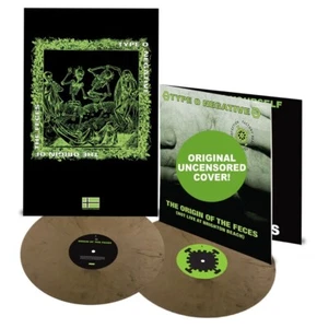 Type O Negative The Origin of Feces Special Skull Gold Vinyl 2-LP + Poster /1000 - Picture 1 of 7