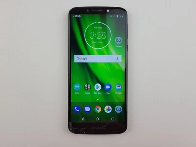 Motorola Moto G6 Play (XT1922-7) 16GB (Sprint) Smartphone - CRACKED - K2701 - Image 1 of 4