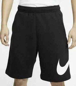 Nike Sportswear Club Big Swoosh Grafikshorts schwarz BV2721-010 Herren Small - Bild 1 von 4