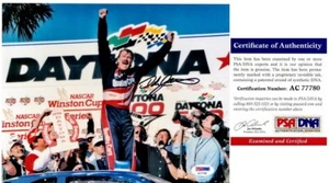 Foto firmata Dale Jarrett autografata Daytona 500 Win 8x10 pollici + PSA/DNA COA - Foto 1 di 1