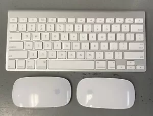 Apple Keyboard A1314 & (2) Apple Mouse’s A1296 *Parts or Repair* - Picture 1 of 2