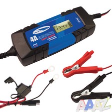 Automatic Electronic Car Battery Charger 4A Fast/Trickle/Pulse Modes 4 AMP