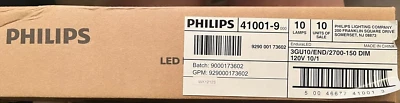 PHILIPS EnduraLED 41001-9 3GU10/END/2700-150 DIM 120V 10/1 box of 10 FREE SHIP - Image 1 of 4