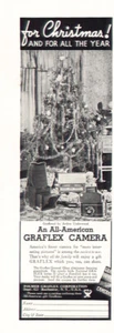 Graflex Kamera 1934: Weihnachten Vintage Printanzeige - Bild 1 von 1