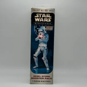 ๐ STAR WARS MINIATURES BOOSTER PACK * REBEL STORM * 2 PACK LOT ๐ - Picture 1 of 2