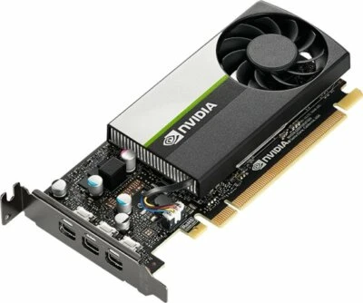 PNY NVIDIA Quadro T400 2GB GDDR6 PCI-E 3.0X16 Graphic Card Low-Profile 3xMiniDP - Image 1 of 4