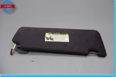 09-15 BMW 740i 750Li xDrive Parasol delantero izquierdo lado del conductor Parasol negro OEM Foto 1 de 4