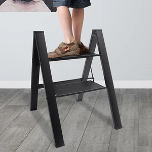 Portable Folding Ladder Non-slip Step Ladder Folding Platform Stool 45.5*55*61cm - Picture 1 of 1