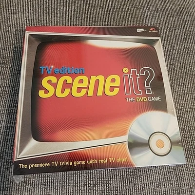Scene It? TV Edition The DVD Game NEW Unopened Factory Sealed 2004 - Image 1 of 4