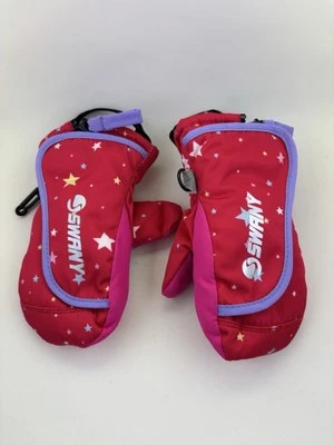 Sz S Swany Zap Mitt • Red Star • Toddler Small 1-2 Winter Gloves Mitts  - Image 1 of 4