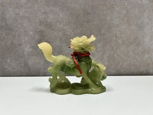 Par de Foo Dog Fengshui Fengshui Tallado Jade/Jadeíta - Imagen 1 de 7