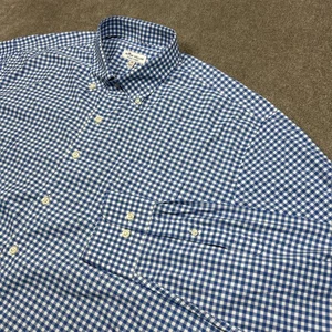 Peter Millar Shirt Mens XL Summer Comfort Button Down Blue Gingham Performance - Picture 1 of 10
