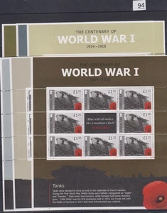 // GIBRALTAR 2015 - MNH - WORLD WAR - TANKS - MILITARY UNIFORMS - PLANES - Imagen 1 de 1