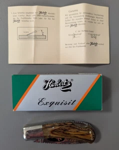 C. Jul. Herbertz Exquisite Pocket Knife Stainless 440 No. 219609 in Original Box - Picture 1 of 18
