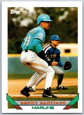 1993 Topps Traded #44T Benny Santiago Florida Marlins - Image 1 of 2