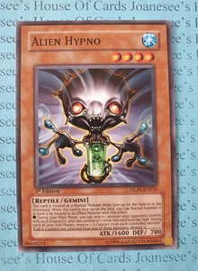 GLAS-EN035 Alien Hypno Yu-Gi-Oh Card 1st Edition - Picture 1 of 4
