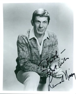 Leonard Nimoy (Vintage, Iscritto) foto firmata COA - Foto 1 di 1