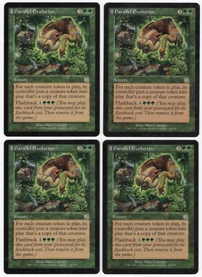 Parallel Evolution x4 4x 2002 Torment PLAYSET Green Rare Sorcery MTG SP - NM AZ3 - Image 1 of 2