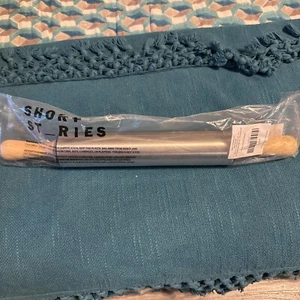 NEW Short Stories, Stainless Steel Rolling Pin, Wooden Handles new in package - Picture 1 of 2