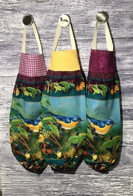 Bolsa de plástico para comestibles soporte para calcetín Eastern Mountain Bluebird Songbird Berries Foto 1 de 3