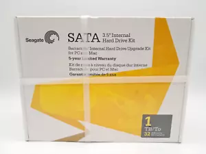 Seagate 1 TB SATA Barracuda 3.5" Internal HD Hard Drive PC Mac Upgrade Kit 32MB - Picture 1 of 5