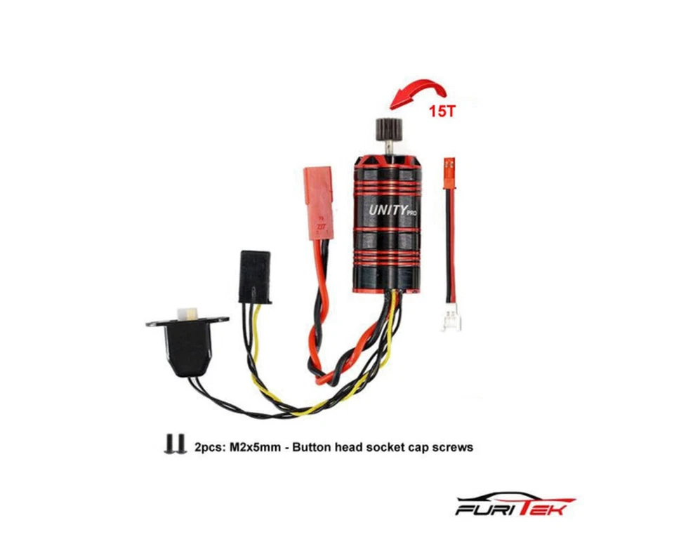 Furitek Unity PRO 3500kv 2in1 Micro FOC Brushless System für FX118 FUR2583  - Bild 1 von 1