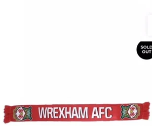 Wrexham AFC Scarf SOLD OUT ONLINE - Picture 1 of 2
