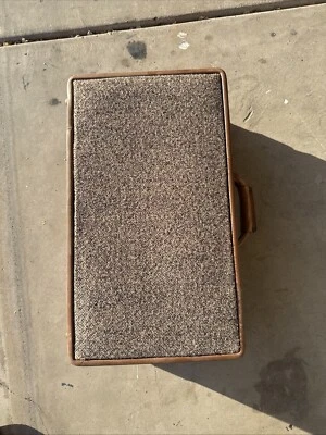 Vintage HARTMANN 26” Walnut Tweed Rolling Hard Side Suitcase - Image 1 of 4