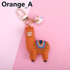 Cartoon Alpaca Keychain Car Key Ring Ladies Fashion Bag Pendant Accessories