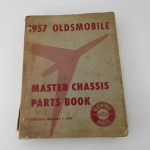 1957 Oldsmobile Master Chassis Parts Book PA-93 B-11417-6750 - Picture 1 of 12