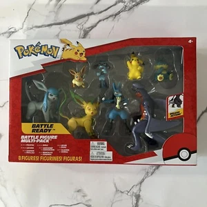 POKEMON BATTLE READY: BATTLE FIGURE MULTI-PACK - 8 FIGURES - JAZWARES TOYS - Picture 1 of 3