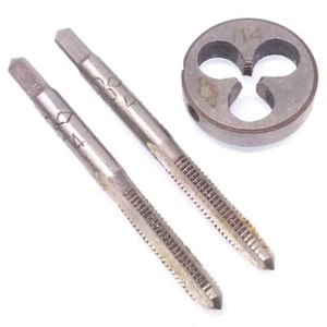 HSS M4 x 0,7 mm Kegel & Stecker Gewindebohrer & M4 x 0,7 mm Schneideisen metrisches Gewinde Rechts - Bild 1 von 5
