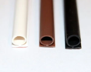 Self Adhesive Timber Wooden Window Bubble Gasket Door Seal Brown, Black or White - Picture 1 of 7