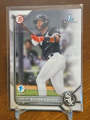 Benyamin Bailey 2022 Bowman 1st Edition 1st #BPPF-8 Chicago White Sox - Image 1 of 2