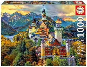 NEW Educa Jigsaw Puzzle 1000 Pieces 19933 Neuschwanstein Castle - Foto 1 di 2