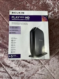 BELKIN ROUTER WIRELESS N+ PLAY N600 HD DUAL BAND. Model: F7D8301 - Picture 1 of 8